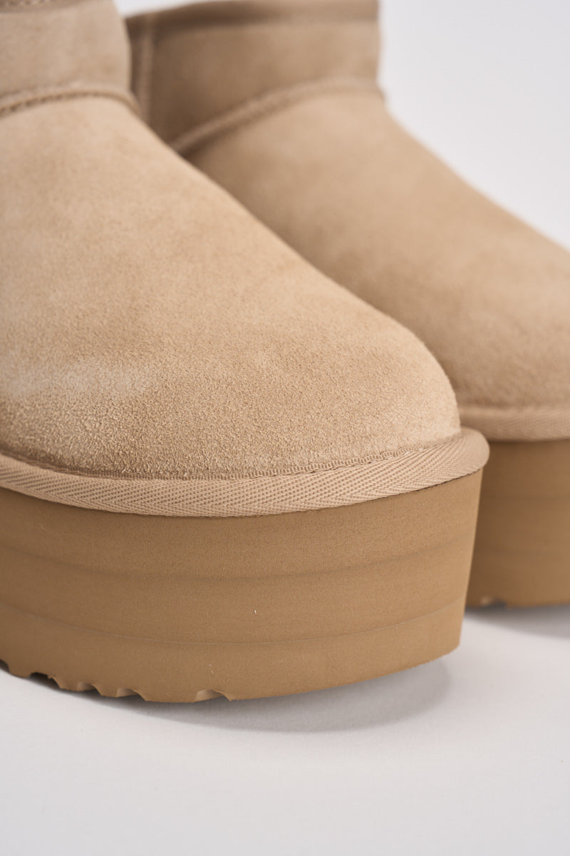 Stivale donna platform Ultra mini beige 1135092 SAND UGG 