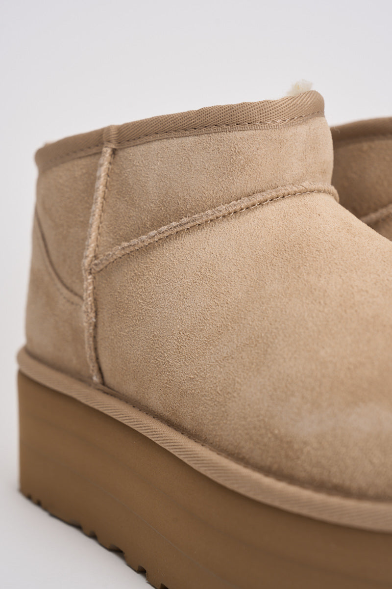 Stivale donna platform Ultra mini beige 1135092 SAND UGG 