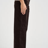 Pantaloni donna in velluto a coste marrone scuro 7U4N0V64 1LP 7 for all Mankind 