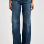 Jeans donna a palazzo blu denim 7U66SA91 CSC 7 for all Mankind 