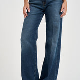 Jeans donna a palazzo blu denim 7U66SA91 CSC 7 for all Mankind 