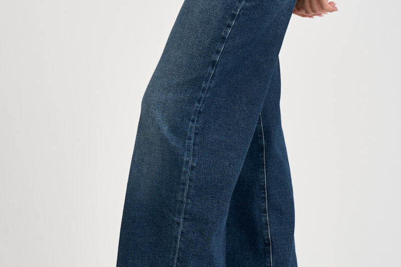 Jeans donna a palazzo blu denim 7U66SA91 CSC 7 for all Mankind 