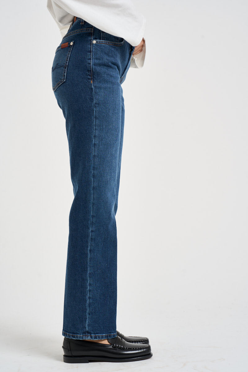 Jeans donna Calie straight in blu 7UC90B86 3NH 7 for all Mankind 