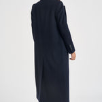 Cappotto donna lungo monopetto blu notte EOS DEBORA21BLU ACCADEMIE TESSILI 