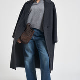 Cappotto donna lungo grigio antracite JESSICA ANTRACITE ACCADEMIE TESSILI 