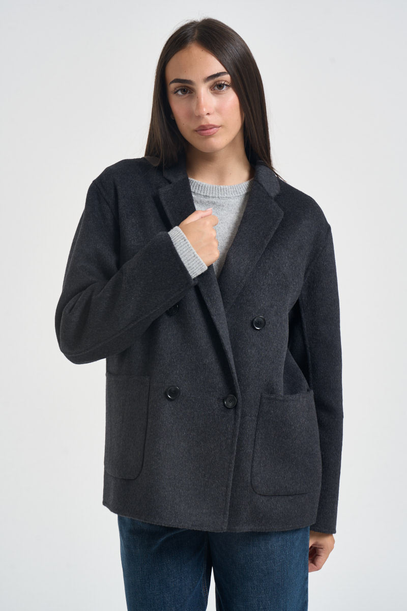 Blazer donna doppiopetto antracite MERYL ANTRACITE ACCADEMIE TESSILI 