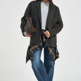 Blazer donna doppiopetto verde oliva MERYL DARKGREEN ACCADEMIE TESSILI 