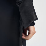 Camicia donna in raso con fiocco nera 17135 NERO ACTUALEE 