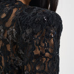 Body donna con paillettes nero 2613AB NERO ACTUALEE 
