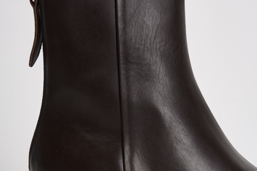 Stivaletti donna Zoe Calf Leather in pelle marrone AB0582002003 MOKA AEYDE 