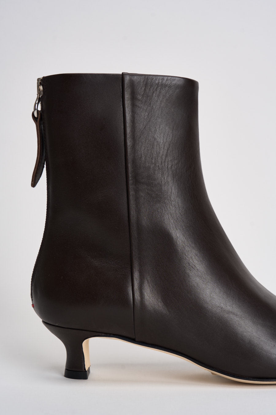 Stivaletti donna Zoe Calf Leather in pelle marrone AB0582002003 MOKA AEYDE 