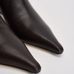 Stivaletti donna Zoe Calf Leather in pelle marrone AB0582002003 MOKA AEYDE 