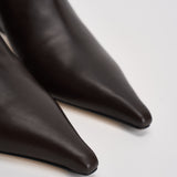Stivaletti donna Zoe Calf Leather in pelle marrone AB0582002003 MOKA AEYDE 