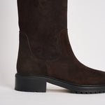 Stivali donna Henry Cow in suede marrone scuro KB0241003003 MOKA AEYDE 
