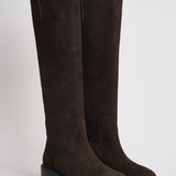 Stivali donna Henry Cow in suede marrone scuro KB0241003003 MOKA AEYDE 