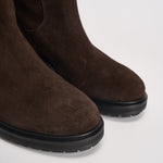 Stivali donna Henry Cow in suede marrone scuro KB0241003003 MOKA AEYDE 