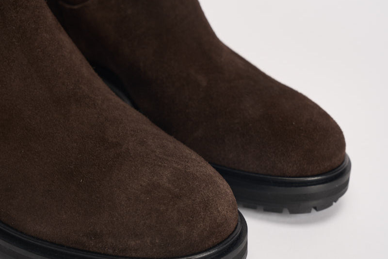 Stivali donna Henry Cow in suede marrone scuro KB0241003003 MOKA AEYDE 