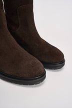 Stivali donna Henry Cow in suede marrone scuro KB0241003003 MOKA AEYDE 