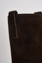 Stivali donna Henry Cow in suede marrone scuro KB0241003003 MOKA AEYDE 