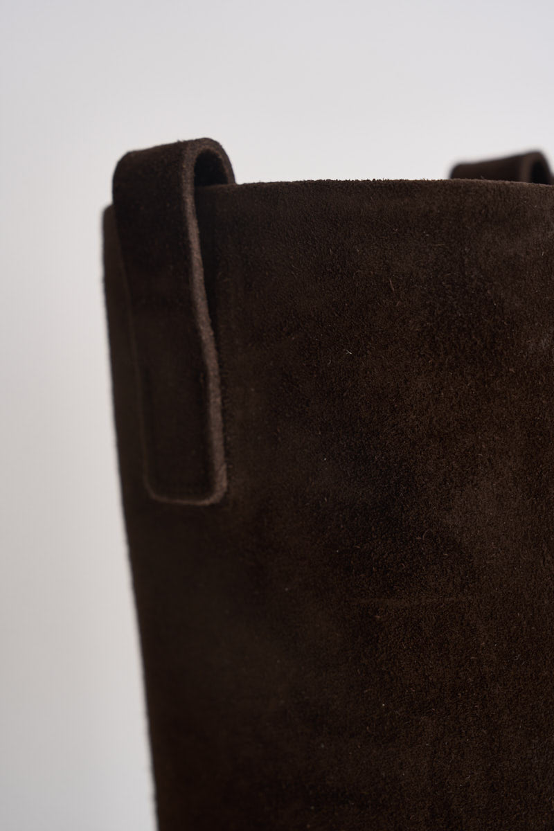 Stivali donna Henry Cow in suede marrone scuro KB0241003003 MOKA AEYDE 