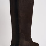 Stivali donna Henry Cow in suede marrone scuro KB0241003003 MOKA AEYDE 