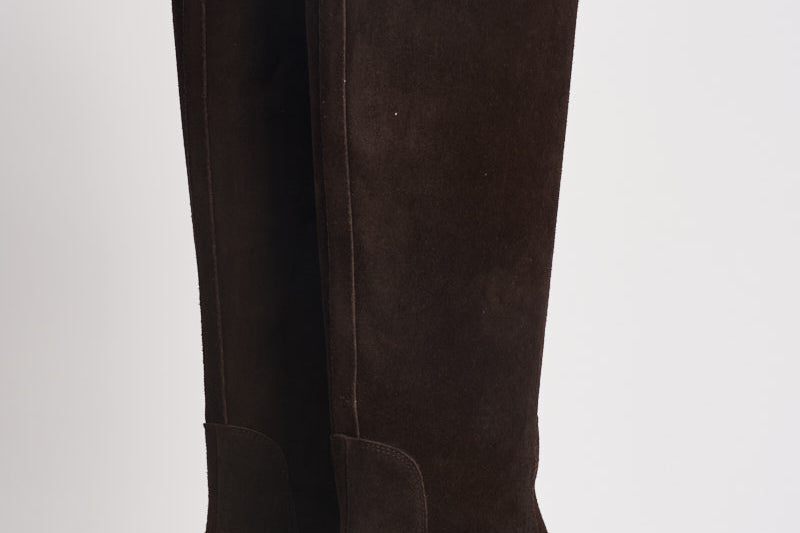 Stivali donna Henry Cow in suede marrone scuro KB0241003003 MOKA AEYDE 