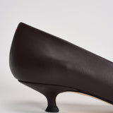 Décolleté donna Cari nappa leather marrone PU0667001003 MOKA AEYDE 