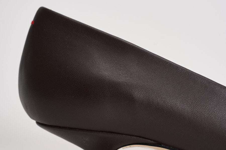 Décolleté donna Cari nappa leather marrone PU0667001003 MOKA AEYDE 