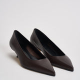 Décolleté donna Cari nappa leather marrone PU0667001003 MOKA AEYDE 