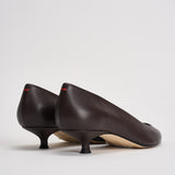 Décolleté donna Cari nappa leather marrone PU0667001003 MOKA AEYDE 
