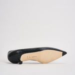 Décolleté donna Cari Mini in pelle animalier nera PU0667073030 MOSS AEYDE 