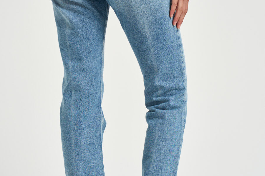 Jeans donna gamba dritta blu chiaro A140 1371 AGOLDE 