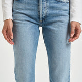 Jeans donna gamba dritta blu chiaro A140 1371 AGOLDE 