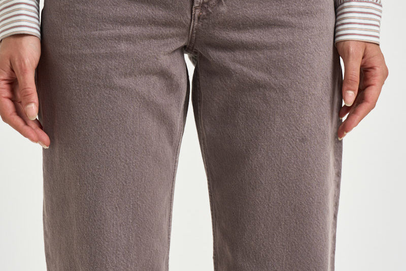 Jeans donna low rise in denim grigio A260B 1183 AGOLDE 