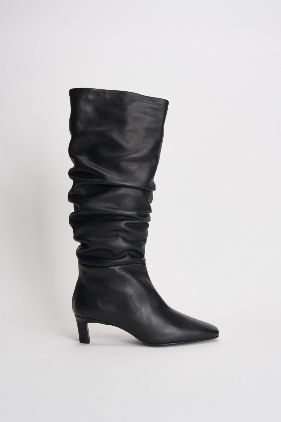 Stivali donna Kalila in pelle neri S100549 01 ALOHAS 