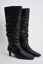 Stivali donna Kalila in pelle neri S100549 01 ALOHAS 