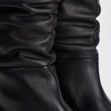 Stivali donna Kalila in pelle neri S100549 01 ALOHAS 