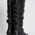 Stivali donna Kalila in pelle neri S100549 01 ALOHAS 