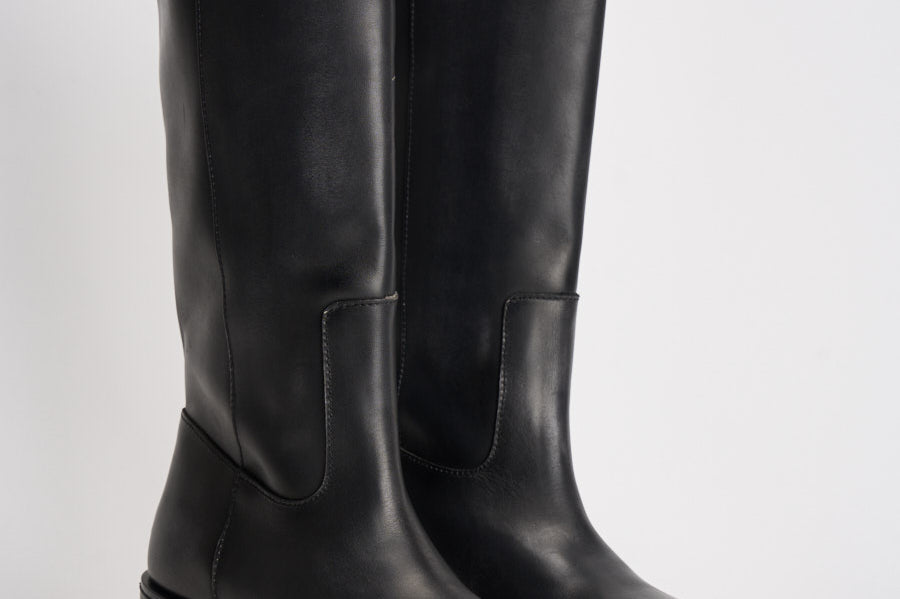 Stivali donna Sajan in stile riding neri S100550 01 ALOHAS 