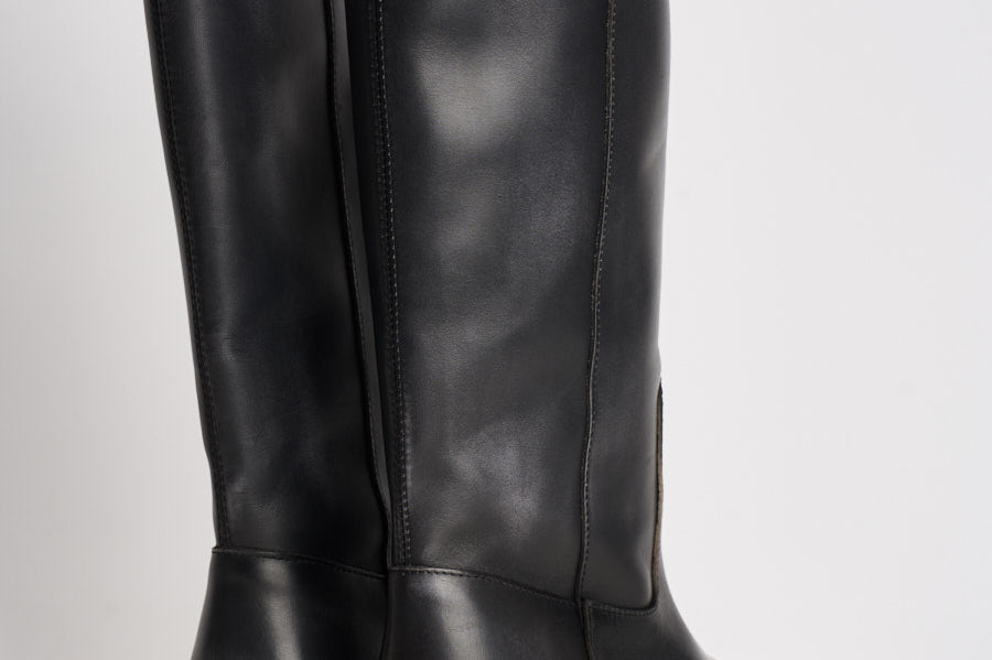 Stivali donna Sajan in stile riding neri S100550 01 ALOHAS 