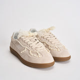 Sneakers donna crochet crema S100823 01 ALOHAS 