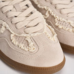 Sneakers donna crochet crema S100823 01 ALOHAS 