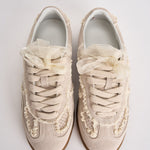 Sneakers donna crochet crema S100823 01 ALOHAS 