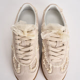 Sneakers donna crochet crema S100823 01 ALOHAS 