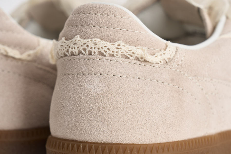 Sneakers donna crochet crema S100823 01 ALOHAS 