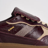 Sneakers donna stile vintage in pelle bordeaux e S100829 05 ALOHAS 