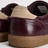 Sneakers donna stile vintage in pelle bordeaux e S100829 05 ALOHAS 