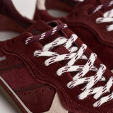 Sneakers donna in suede bordeaux e panna S101114 11 ALOHAS 