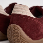 Sneakers donna in suede bordeaux e panna S101114 11 ALOHAS 