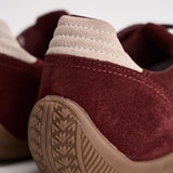 Sneakers donna in suede bordeaux e panna S101114 11 ALOHAS 